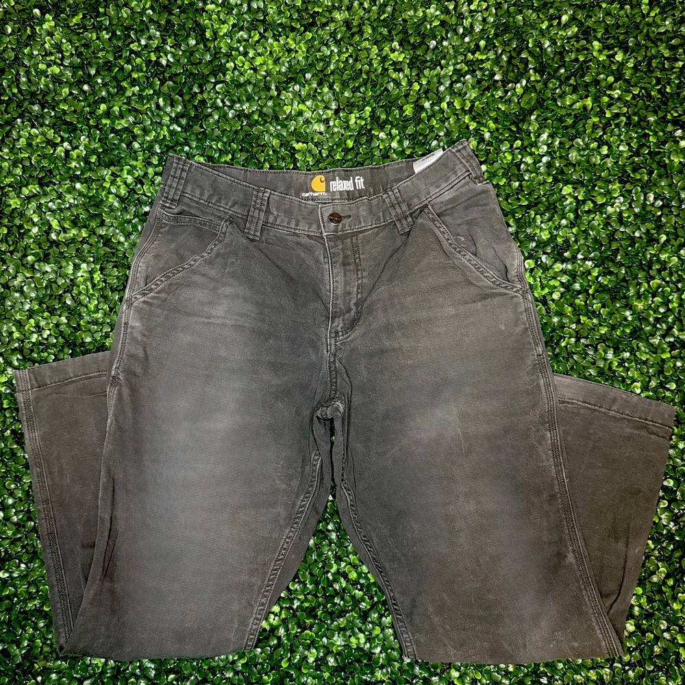 Carhartt Relaxed Fit Men’s Dark Gray Work Pants